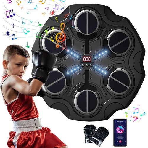 Music boxing machine with - music,